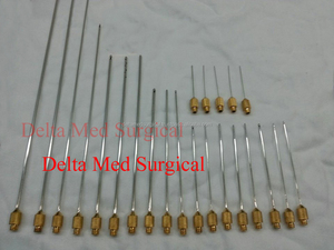 Cánulas de liposucción para rostro y cuerpo de Delta Med Surgical