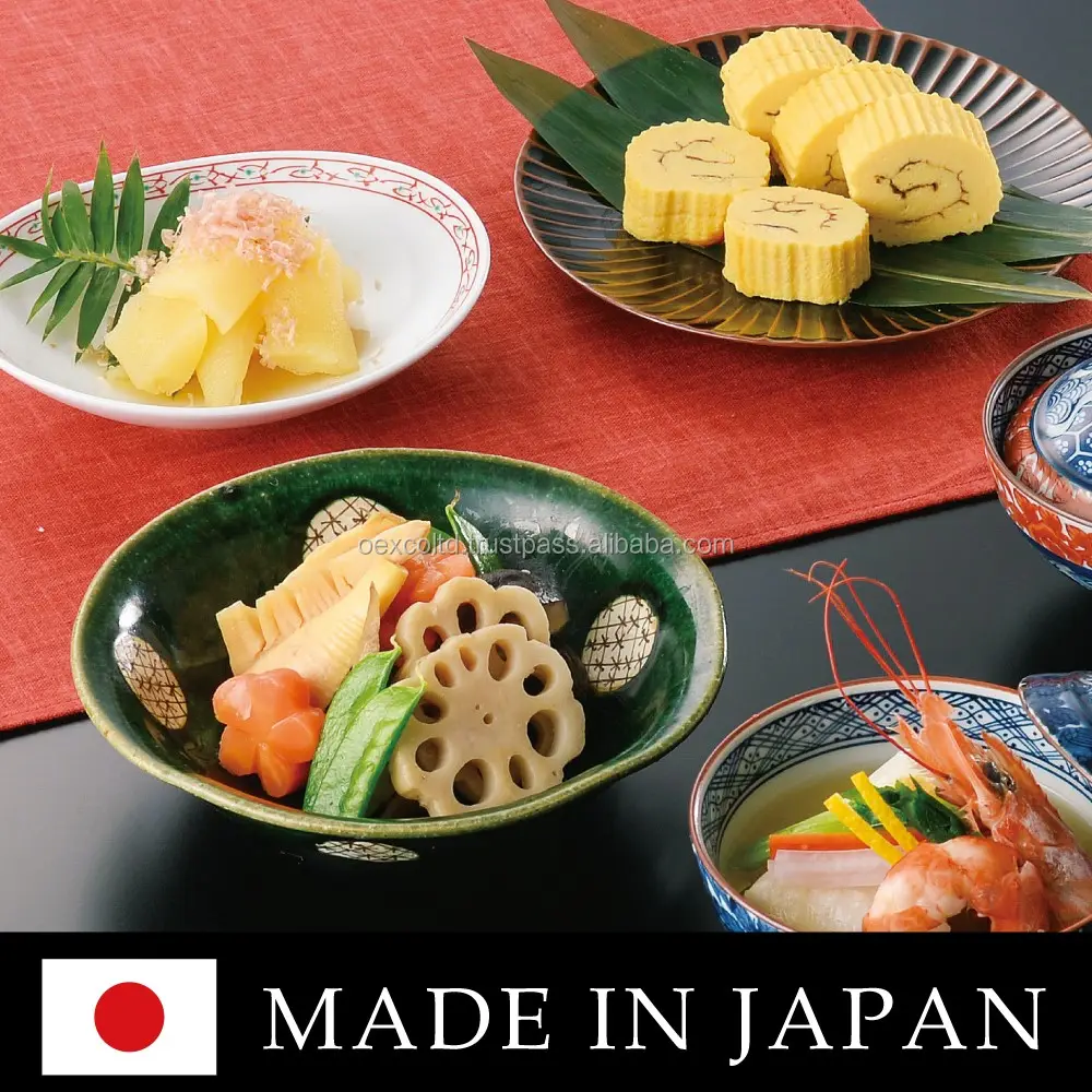 ประเภทต่างๆของแผ่นเซรามิกสำหรับร้านอาหารที่ทำในประเทศญี่ปุ่น