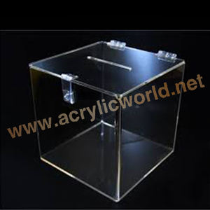 Customized acrylic Vote <b>Box</b>/Custom Clear Acrylic Donation <b>box</b>/<b>ballot</b> <b>Box</b> from guangzhou china acrylic charity <b>box</b>/donation <b>box</b> - Product Image 3