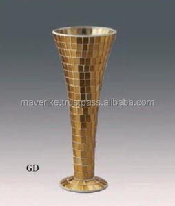 Top Trending Golden <b>Flower</b> <b>Vase</b> <b>Flower</b> Stands With Acrylic Crystal Home and Wedding Tabletop Decor Floor <b>Vases</b> - Product Image 1