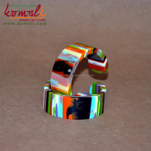 Brazalete hecho a mano con varias capas, joyería hecha a mano, India - Product Image 3