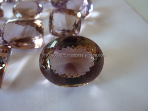 อเมทรินธรรมชาติ พลอยหลวม รูปทรงผสม ขัดเงา สีชมพูทองแดงใส ต้นกำเนิดจากบราซิล รับรองโดยบุคคลที่สาม เครื่องประดับ - Product Image 4