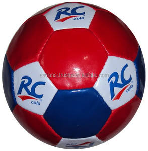 Balón de Fútbol Cosido a Mano con Logotipo Personalizado, Tamaños Oficiales 2-5, Vejiga de Látex, Grosor de Cuero de 1.2 mm, Artículo Promocional de Fútbol de PVC - Product Image 4