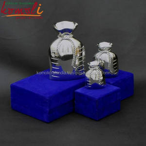 Florero plateado en forma de bolsa de Gunny, para boda, retorno, ideas - Product Image 2