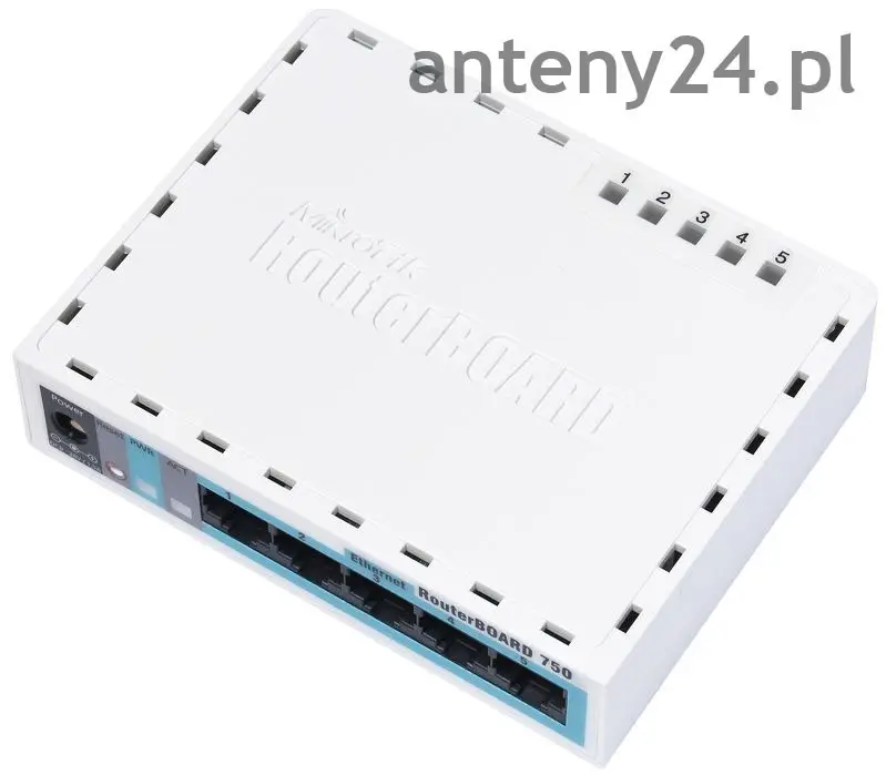 Mikroskop Router 750G R2 HEX RB750Gr2 Kecil 5 Port Gigabit Ethernet Router