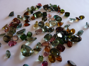 Gema Natural de múltiples turmalina, piedra de corte pulido, Gema suelta - Product Image 2