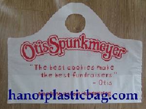 ถุงพลาสติกหูหิ้วแบบมีหูจับ ดีไซน์สวยงาม พิมพ์โลโก้ได้ ราคาขายส่งแข่งขันได้ - Product Image 2