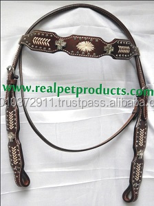 Brida de cabeza de caballo de cuero occidental de marca Real de alta calidad Modelo 1887 mejor precio ofrecido - Product Image 6