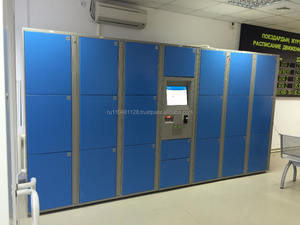 ตู้เก็บสัมภาระเหล็กกลางแจ้งพร้อมล็อกและระบบการชำระเงินแบบประกอบตู้เก็บของพร้อมตู้โลหะ - Product Image 3