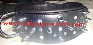 Embroidered Animal Pattern Eco-Friendly Leather Dog <b>Collar</b> & Stylish <b>Pet</b> <b>Leash</b> by REAL - Product Image 5