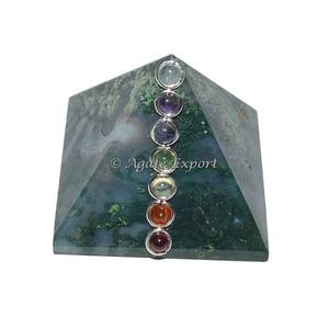 Conjunto de piedras curativas de 7 Chakras naturales al por mayor, piedras preciosas de Reiki Chakra, cristales curativos, piedra piramidal, piedra curativa de Reiki artesanal - Product Image 6