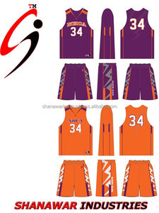 Nouveau design de maillot de basket-ball réversible en polyester, maillot d'entraînement respirant pour les joueurs de basket-ball - Product Image 3