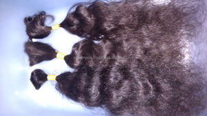 Cheveux indiens vierges et bouclés 100% naturels, non traités, en vrac Cheveux bruns et bloc naturel, naturels, vierges Processus naturel uniquement, transformation naturel - Product Image 5