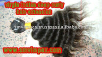 Rambut Virgin Remy Lembut Halus Rambut Manusia India Mentah Bundel Rambut Asli India Double Weft Bergelombang 100g 100% Ekstensi Rambut Manusia