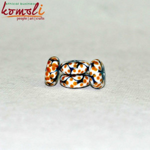 Cuentas de cristal hechas a mano de color con forma personalizada - Product Image 3