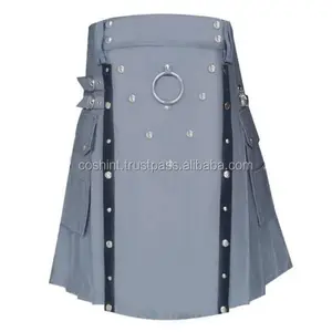 Cosh kilts Amazon กระโปรงแฟชั่นสีเทามาใหม่ล่าสุดสวมใส่ผ้าฝ้าย