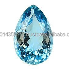 Piedra tallada de Aguamarina Natural, piedras preciosas de Color, venta al por mayor - Product Image 2