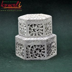 Tay Chạm Khắc Xà Phòng Đá <span class=keywords><strong>Handmade</strong></span> Trang Sức Và Lưu Niệm Hộp Xà Phòng Khắc - Product Image 5