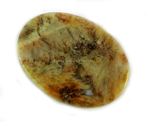 ธรรมชาติSagenite Jasper 23X17มม.รูปไข่Cabochon 14.25 Ctsอัญมณีหลวมสำหรับเครื่องประดับทำ - Product Image 2