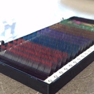 Extensiones de pestañas coreanas de dos tonos - Product Image 1