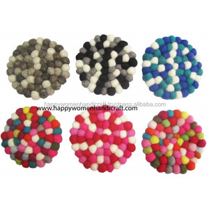 Sous-verres promotionnels de thé de boule de feutre - Product Image 2