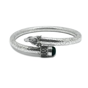 Bracelet à breloques Shri Ashapura en labradorite taille ovale style bohème, en argent sterling 925, certifié par un tiers, unisexe - Product Image 1