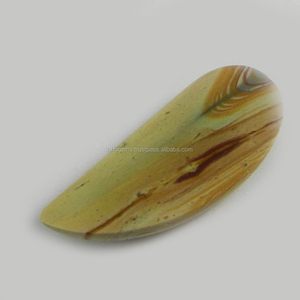 อัญมณีทรงหลวม Cabochon สวยงามแฟนซี2.01 12X28มม. Wagul Jasper IG0256 Gms - Product Image 3