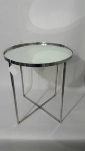 MESA REDONDA DE ACERO CON ESPEJO - Product Image 2