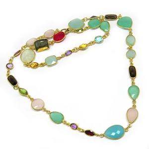 Colliers créatifs en argent Sterling 925 avec plusieurs pierres, Design Unique, bijoux en argent en ligne - Product Image 4