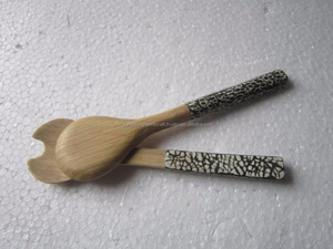 New item fast delivery bamboo spoon and fork - Product Image 1