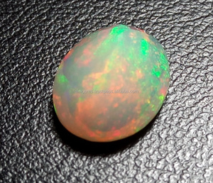 หินโอปอลเอธิโอเปียอัญมณีทรงวงรีหินโอปอลเอธิโอเปียเหลี่ยมเพชรพลอยสีรุ้งแวววาวแวววาวแวววาว - Product Image 5