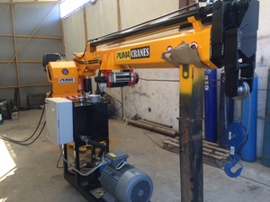 Grúa de pórtico de cubierta marina de 10 toneladas de la mejor calidad de Puma Crane Turkey con pluma telescópica de alto Momento de carga, nuevo producto de gran oferta - Product Image 4