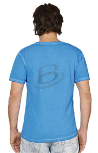 เสื้อยืดผ้าฝ้าย100% สไตล์วินเทจสำหรับผู้ชายเสื้อยืดซักจากหินสีดำขนาดใหญ่พิเศษใส่โลโก้ได้ตามต้องการ - Product Image 3