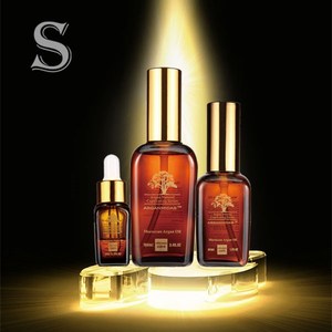 Arganmidas Huile d'argan biologique 4C Huile de traitement à la kératine pour cheveux bouclés 50ml Produit coiffant sans rinçage pour les soins à domicile - Product Image 1