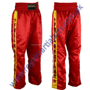 Pantalones de Satén de Alta Calidad para Kick Boxing de Contacto Completo, Ropa Premium para Artes Marciales - Product Image 1