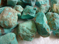 Turquoise naturelle brute, pierre précieuse bleue, origine Royaume-Uni, taille et poids personnalisables, prix raisonnables
