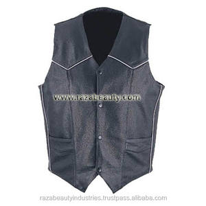 De cuero de los hombres chalecos - Product Image 3