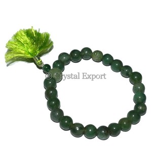 Green <b>Jade</b> Power Bracelets: Gemstone Designer Green <b>Jade</b> Power Bracelets Handmade Healing Mascot Style - Product Image 1