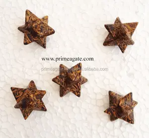 Beautiful Maryam (Elephant Jasper) Merkaba stars : Healing crystals for sale | India