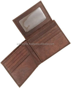 Portefeuille en cuir véritable pour hommes, idée cadeau d'entreprise, haute qualité - Product Image 1