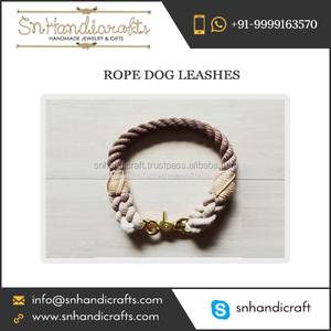 Collar de Perro de Cuerda de Algodón, Collares Decorativos para Perros Hechos a Mano - Product Image 1