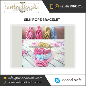 Beautiful Silk Cord Twisted <b>Rope</b> <b>Bracelet</b> at Affordable PriceHandmade Creations - Product Image 1