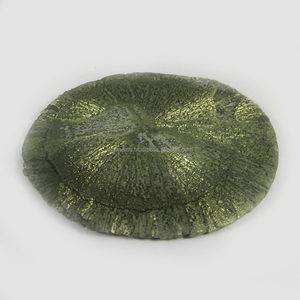 Colgante de pirita de oro 90,01 gm para mujer, piedra preciosa Natural de 72mm, IG0452 - Product Image 3