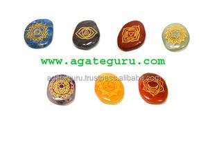 Vente en gros d'ensembles de pierres d'inquiétude pour sept chakras fabricant de vente en gros d'ensembles de chakras faits à la main - Product Image 1