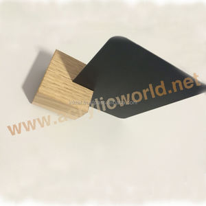 Soporte de menú de madera con pizarra, estante de señal de menú - Product Image 4