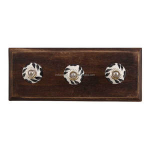 Fait main de Nuit En Céramique Forte Crochets Muraux Cintres Réutilisable Utilitaire Chapeau Sacs Vêtements Robuste - Product Image 1