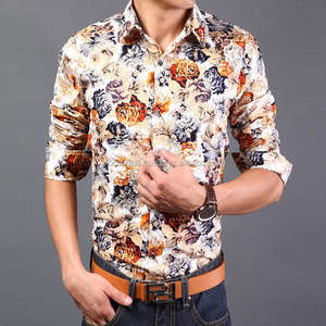 Chemises hawaïennes pour hommes, sur mesure, OEM, 100% polyester, sublimation - Product Image 1