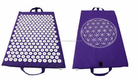 Matelas de massage par acupression pour le soulagement du stress, tapis Shakti, options multicolores, logo personnalisé pour l'application corporelle, yoga à domicile