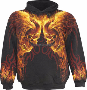 Pull à capuche anti-rétrécissement unisexe avec impression personnalisée en 3D motif hiver tissu polaire taille XS bouffée en relief - Product Image 2