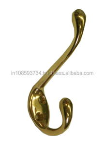 Hot Sale Brass Metal Coat <b>Hook</b> <b>Door</b> Hanger Customization Towels Coat Bag Scarf Hat <b>Hook</b> <b>Bedroom</b> Decorative Hanger Kitchen - Product Image 5